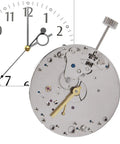 Highly Precise Mechanical Watch Movement Replacement For Pros In Watch Maintenance Durable Alloy Silver 1.5 Inch Diameter