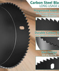 Hole saw set HYCHIKA, 19-Pc kit with carbon steel blades (3/4-6 in) includes mandrels, plate, hex key.