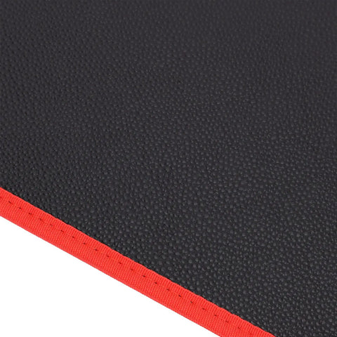 Heavy Duty Magnetic Tool Mat With 40 Lbs Holding Power For Garage And Workshop Grab And Go Anti Slip Tray Keeps Screwdrivers Wrenches Bolts And Auto Repair Tools Neat And Ready, black PVC-coated mat with red edge