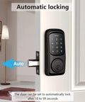 Keyless Entry Door Lock With Touchscreen Keypad Deadbolt For Front Door, ANSI Grade 2 Electronic Lock, auto lock feature