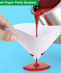 200 Pack 150 Micron Paint Strainers Cone Funnel With Fine Nylon Mesh Tip Keeps Paint Clean And Clog Free For Spray Guns