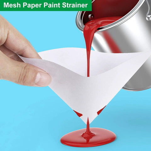 200 Pack 150 Micron Paint Strainers Cone Funnel With Fine Nylon Mesh Tip Keeps Paint Clean And Clog Free For Spray Guns