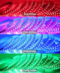 Ultra Bright Dual Row RGB CCT Flexible LED Strip Lights 270 LEDs Per Meter 5050 RGB And 2835 Warm White Daylight in various colors