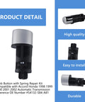 Honda Accord Shift Knob Button Repair Kit With Spring For Automatic Transmissions Upgrade Your Ride With Durable Plastic And Metal Button Handle Fits 1998 1999 2000 2001 2002 DX LX EX 2.3L 3.0L product detail