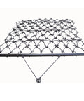 Heavy Duty Drag Harrow For ATVs And UTVs With A 4 Foot By 4 Foot Frame Seven Rows Of Sturdy One Half Inch Tines 129 Lb Weight Tow Chain Fits A 2 Inch Ball Ideal
