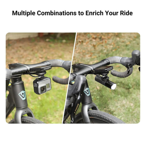 Out Front Bike Computer Mount MT6S Extended Handlebar Mount For Aero Ready Setups With Easy Install Universal Fit Compatible