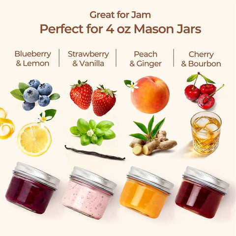 Pretty Dang Awesome Mini Mason Jars 8 Pack Regular Mouth Glass Containers With Tight Screw Top Lids Super Handy For Spices Tiny Jams Pure Honey Party Favors And Quick Pantry Organization Solutions