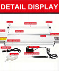 High Octane Acrylic And Pvc Plastic Bender With No Fuss Water Pump Cooling And 1000 Watt Carbon Fiber Heater detail view showing adjustments and features.