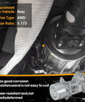 Nissan Rear Diff Assembly AWD With 5.173 Gear Ratio For Murano 2015 2021 Rogue 2014 2020 Rogue Sport 2017 2021 And Qashqai 2017 2020 OE 240277FV0A 440 59434 Replacement Part, rear view