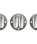 3 Set Reed Valve Kit For Air Compressors Includes 6 Stainless Steel Reed Valves And 3 Aluminum Valve Plate Gaskets For Harbor Freight Parts Replacement And Test