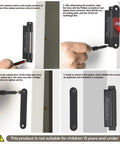 Installation guide for Heavy Duty Magnetic Door Catch Delivering Hella Strong 70 Pound Grip Built From Rugged Stainless Steel.