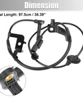 Rear Right ABS Speed Sensor For Mitsubishi Outlander 2002 2012 And Lancer 2007 2010 OE 4670A158 4670A584 with connector
