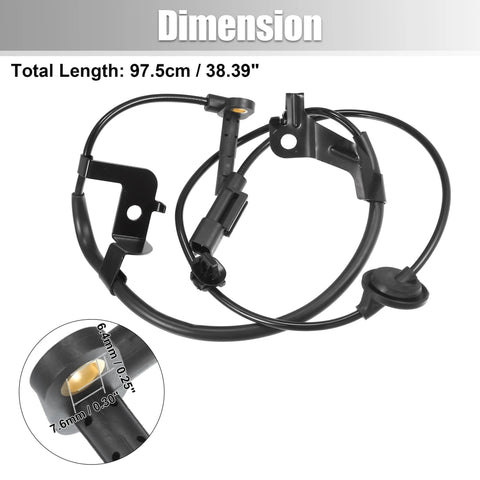 Rear Right ABS Speed Sensor For Mitsubishi Outlander 2002 2012 And Lancer 2007 2010 OE 4670A158 4670A584 with connector