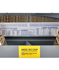 Heavy Duty 115 Piece M35 Cobalt Drill Bit Set Fractional Letter Numbered Jobber Length High Speed Steel Kit displayed in organized box.