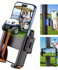 Dope Magnetic Golf Cart Phone Holder With Powerful N52 Magnet Base Fits EZGO Club Car Yamaha Icon And All 4.5 To 7 Inch Smartphones