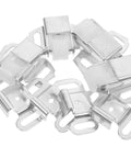 4 Pack Roller Catch Latch Replacement For Cabinets And Drawers, Iron With Silver Finish, Smooth Glide, hardware close-up