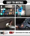 Boss Level Universal 12V Car Cigarette Lighter With Waterproof Heating Core And 24 Foot Extension Cord Plus Plug And Play Wiring Harness installation steps