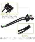 Close-up of hinge detail on Set Of 4 Iron Hairpin Table Legs For Folding Tables And Desks with overlay text in Japanese.