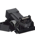 Dishwasher Door Latch Kit Replacement 5304516818 black OEM part for secure cycles and easy installation, angled view