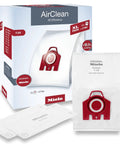 FJM AirClean Vacuum Bag Kit For S200 S300 S400 S600 And Compact C2 Series 8 Dust Bags 4 Filters product packaging and bags.