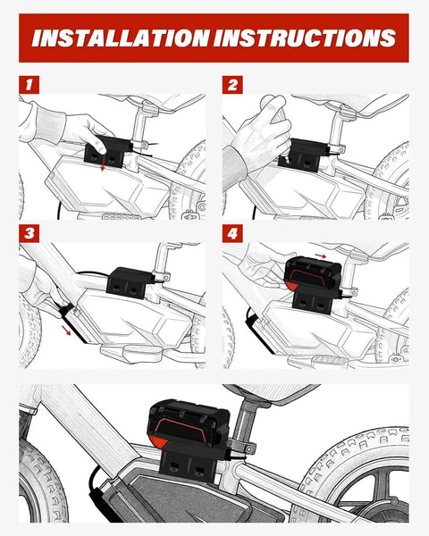 Milwaukee M18 Battery Adapter For 12eDrive And 16eDrive Electric Balance Bikes Easy Install Plug And Play Battery Pack Converter To Extend Ride Time For Stacyc Bikes