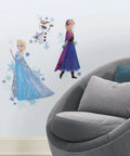 Disney Frozen Anna Elsa and Olaf Peel and Stick Giant Wall Decals Set for Easy Removable Room Makeover Repositionable No Residue Art