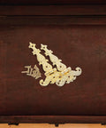 Dope Vintage Zinc Alloy Cabinet Hinges Set Two Pieces Smooth Opening And Closing For Drawers And Wooden Boxes Golden Finish