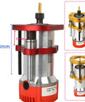 Rugged Adjustable Router Lift Made Of Solid Aluminum With Dual Stainless Steel Rods Runs Smooth As Butter Fits 65mm Trimmers quick under table insert base plate for woodworking detailing.