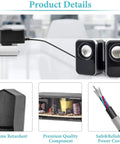 No Sweat AC Adapter For Skil CGA24 2610909760 Electric Screwdriver with five foot cable connected to black speakers.