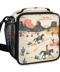 Insulated Lunch Tote Bag With Shoulder Strap For Teens, Students, Women And Men, western design with large capacity