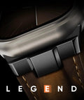 Genuine Top Grain Leather Replacement Strap For Apple Watch Ultra And Series Models Featuring Slick Quick Release Buckle and Walnut Finish