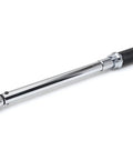 Beefy 3/8 Inch Drive Micrometer Torque Wrench With Teardrop Head, Adjustable 10 To 100 Ft-Lbs, Black Finish, High-Visibility Scale
