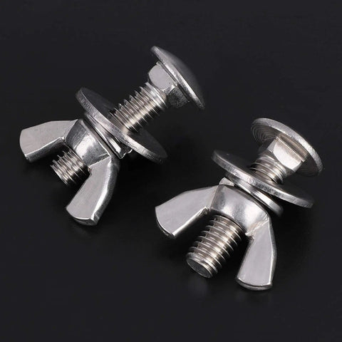 Heavy Duty Butterfly Bolts And Wing Nuts Crafted From Solid 316 Stainless Steel For Rustproof Muscle And Easy No Sweat Tightening Legit Pick For Marine Gear Swap Or Home Fixup That Will Stand Up Well
