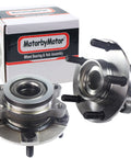 Front And Rear Wheel Bearing And Hub Assembly 5 Lug 4pc Set For 2008 2013 Nissan Rogue 4WD AWD Beefed Up Heavy Duty Replacement
