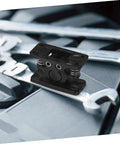 Heavy Duty Plastic Door Catch Latch With Spring Loaded Mechanism For Bedroom Camper And Cabinet Use, showing latch design on a work surface.