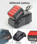 4000mAh Li-ion battery and charger for Straight Up Heavy Duty Electric Strapping Machine With Dual Batteries Automatic Melt Welder.