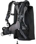 Rogue Dive BCD Gear Upgrade Lightweight Modular Back Inflation Buoyancy Compensator with ModLock Connectors, black gray.