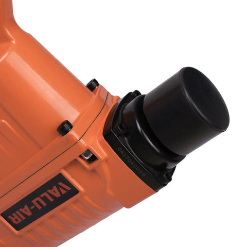 Close-up of All In One Flooring Nailer And Stapler For 16 Gauge T And L Cleats And 15.5 Gauge Staples Ergonomic handle detail