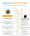 Comparison of ceramic and plastic lamp bases, highlighting advantages of ceramic for Gold Pendant Lights Set of 2 Dope Crystal Mini Chandelier