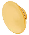Bi-Fold Door Pull Knobs 1-3/4 Inch Diameter Diecast Brass Plated Replacement Knobs, front view
