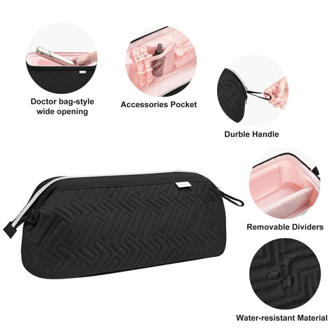 On The Go Travel Case For Shark Flexstyle And Dyson Airwrap Gear Waterproof Dustproof Hair Tools Organizer Bag with pockets and dividers