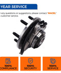 Front Wheel Hub Bearing Assembly 515079 for 2004 to 2008 Ford F150 4x4 and 2006 to 2008 Lincoln Mark LT with ABS 6 Lug Plug N Play Replacement