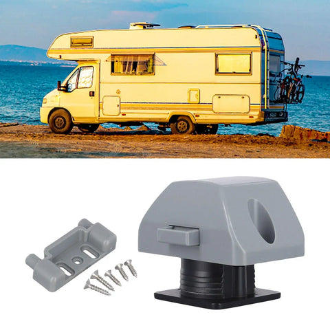 RV Push Cabinet Lock Latch For Motorhome Camper Yacht Drawers And Doors Nylon And Stainless Steel Construction