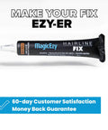 Hairline Fix Snow White Gelcoat Repair Kit for fiberglass boats and watercraft tube, quick crack and scratch repair solution
