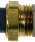 Oil And Coolant Temperature Sensor Drop In Direct Replacement For Select Models, brass threaded sensor with black connector
