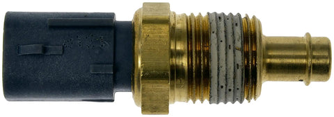 Oil And Coolant Temperature Sensor Drop In Direct Replacement For Select Models, brass threaded sensor with black connector