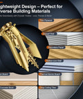 Self Drilling Drywall Anchors With Screws Set 160 Pcs Dual Size 0.47x1.18 In Light Duty And 0.47x1.57 In Heavy Duty Zinc Plated Steel No Drill Needed Ideal For Picture Frames Shelves And TV Mounts, image showing anchor and compatible materials like drywall and plywood.