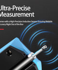 Portable Surface Roughness Tester With Ultra-High 0.001μm Resolution, Pro-Grade Digital Profilometer For Ra Rz Rq Rt RSm And More