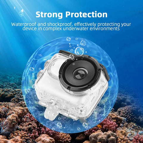 Underwater Dive Case Waterproof Housing for GO 3 And GO 3S with strong protection in deep sea environment