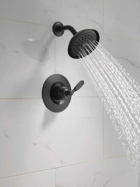 Woodhurst 14 Series Matte Black Shower Faucet Trim Kit With Rock Solid Full Body Spray And Crisp Finish Handle Set For A Next Level Bathroom Refresh And Daily Comfort Upgrades Valves Sold Separately